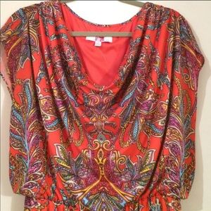 Coral Day to Dinner dress